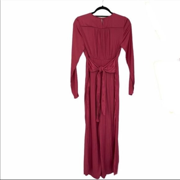 Free People Larina Jumpsuit, Pink Size 0 NWT - Picture 8 of 11